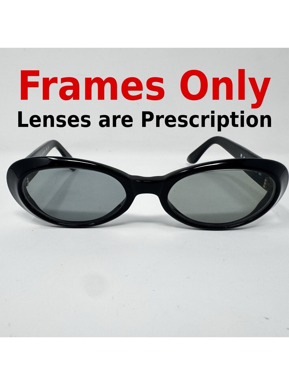 Ralph Lauren 953/S 0807 Black Oval Sunglasses 50-18-135